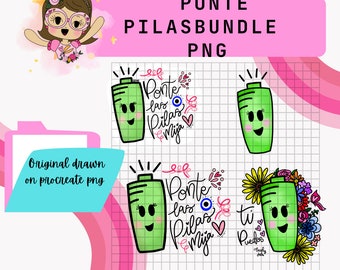 Ponte las pilas, Original creation of Bellasflowers03