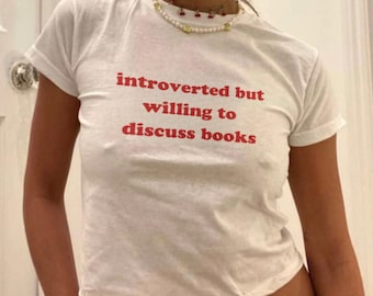 Maglietta divertente per amanti dei libri, maglietta per neonati Y2K, maglietta per neonati Y2K Coquette, maglietta per neonati Bookish, maglietta estetica anni 2000, maglietta divertente per la lettura, maglietta per neonati Bookworm