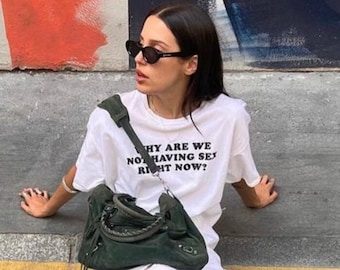 Why Are We Not Having Sex Right Now Shirt, Paris Hilton Shirt, Y2K Meme Shirt, 2000s Y2K Tee, Gen Z Meme Shirt, Y2K Baby Tee, Funny Y2K