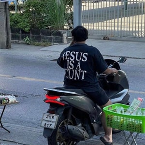 Jesus is A Cunt Shirt, Funny Y2K Tee, Paris Hilton Shirt, Trendy Graphic Tee, Shirts That Go Hard, 2000s Y2K, Gen Z Meme, Y2K Cursed Tee