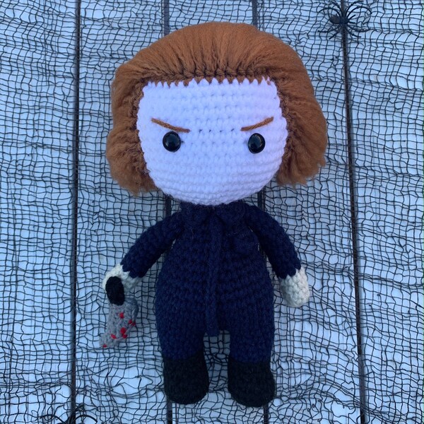 Michael Myers Crochet Doll - Etsy