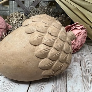 Acorn Concrete Acorn, Concrete Acorn centerpiece, Paper weight Gift, Home accent, Concrete decor accent, Table piece