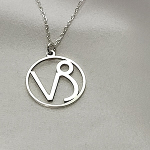 Sterling Silver Capricorn Necklace: Minimalist Zodiac Astrology Jewelry