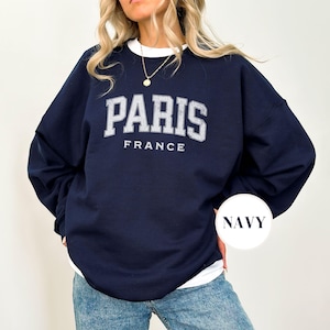Paris Sweatshirt, Paris France Sweatshirt, Bachelorette Trip Pullover, Vintage Look Sweatshirt, Girls Crewneck Sweatshirt, Paris Sweater