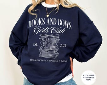 Personalized Coquette Book Club Sweatshirt