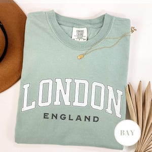 London England Shirt, Cute England Shirt, Retro Style London Shirt, London England Vacation T-Shirt, Comfort Colors Shirt, Trendy Shirt
