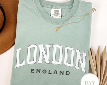 London England Shirt, Cute England Shirt, Retro Style London Shirt, London England Vacation T-Shirt, Comfort Colors Shirt, Trendy Shirt