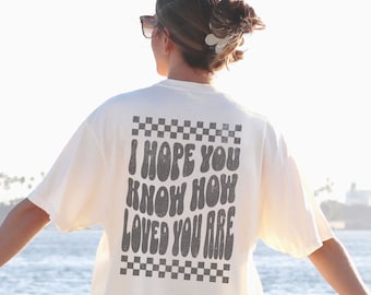 Camisa de positividad, camisa retro de gran tamaño, camiseta de apoyo a la salud mental, camiseta gráfica de felicidad, idea de regalo para niñas, colores cómodos, regalo lindo