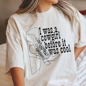 Cowgirl Shirt, Comfort Colors Shirt, Country Concert Tee, Western Graphic Tee for Women, Oversized Shirt, Cute Country Shirts, Cowgirl Shirt