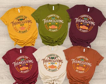 Family Thanksgiving Shirts, Matching Dinner Group Shirt, Adult and Youth Sizes