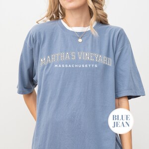 Martha&#39;s Vineyard Shirt Comfort Colors, Martha&#39;s Vineyard Crewneck, Martha&#39;s Vineyard Bachelorette Shirt, Massachusetts Family Trip Shirt