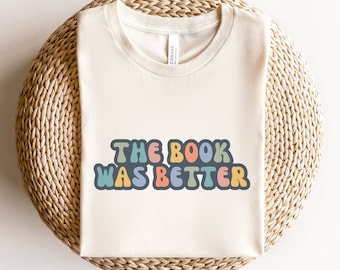 Cute Book Lover Shirt, Funny Reading Shirt, Book Nerd Shirt, Librarian Gifts, Cute Graphic Tees Trending Now, Retro Shirt Design