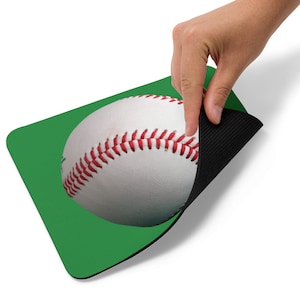 Baseball Mouse Pad . Baseball at your fingertips all year long. Gift for the baseball lover