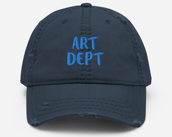 Gorra de papá desgastada Art Dept, sarga de algodón preencogida