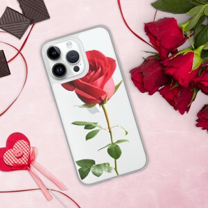 Rose Printed on iphone case, Pretty rose on iphone case ,iPhone Case with lovely rose , gift for her