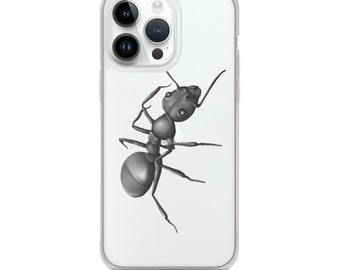 Hormiga hermosa en el caso del iPhone, regalo divertido del caso de Iphone, regalo espeluznante, caso de Iphone muy inusual, caso de Iphone para los amantes de los insectos, regalo al aire libre,