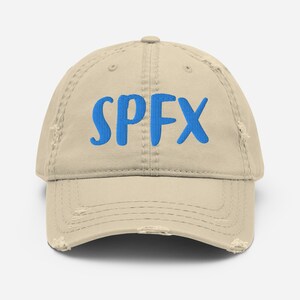 SPFX hat , special effects hat, Distressed Hat, spfx printed on hat, gifts for her, gifts for him, gifts for couples