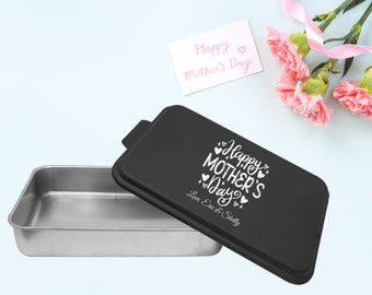 Mothers Day  Laser Engraved Cake Pan, 9 x 13 Aluminum Cake Pan with Engraved Lid, Mother's Day Gift, Gift for Mom, Baking Gift, Gift for Her