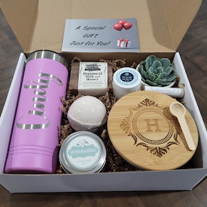 Personalized Gifts For Her, Gift Box For Women, Tumbler Gift Box, Care Package, Candle Gift Box, Valentines Day Gift Box, Care Package