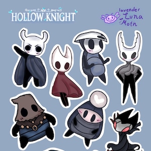 Hollow Knight Mini Sticker Sheet! Indie Game Insects You&#39;ll Love!