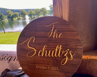 3D Wedding Guest Book Alternative - Wood 3D Guest Book Sign - Unique Wood Guestbook - Last Name Guest book - layered wood