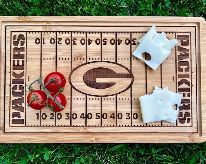 Handmade Custom Football Team Cutting Board | Charcuterie Board | Personalized Sports Gift | NFL | New Home Gift | Any Team Available