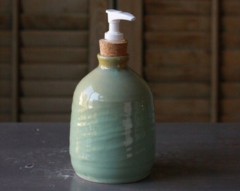 Handmade Ceramic Soap Dispenser or Bud Vase