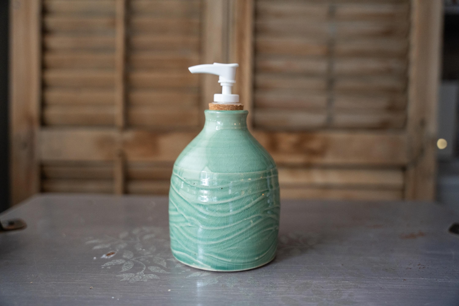 Handmade Ceramic Soap Dispenser or Bud Vase Medium