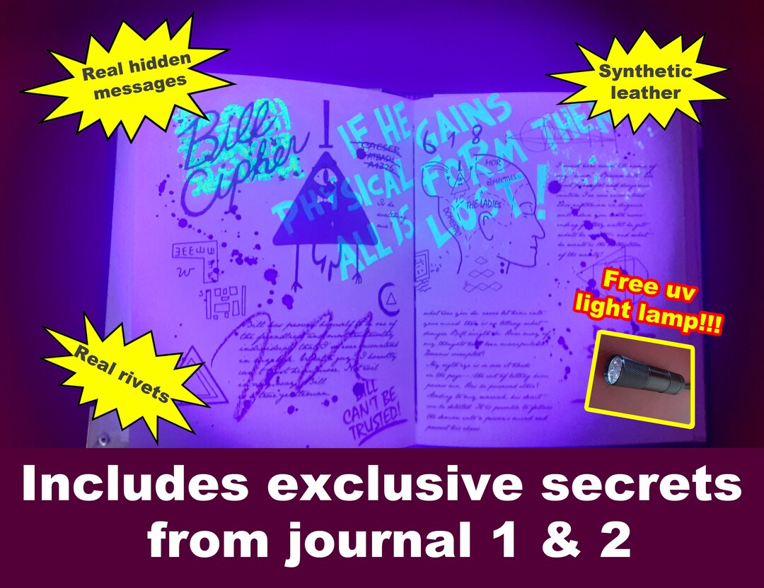 Gravity Falls Journal 3 the Dipper Edition Replica hidden Etsy