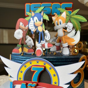 Sonic Cake Topper