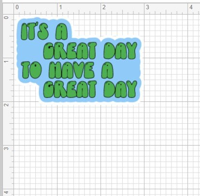 It's a Great Day to Have a Great Day Vinyl Sticker - Etsy