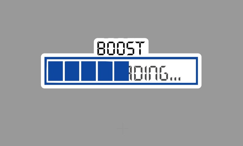 Boost Loading / Project Car Loading Sticker Vinyl Sticker - Etsy