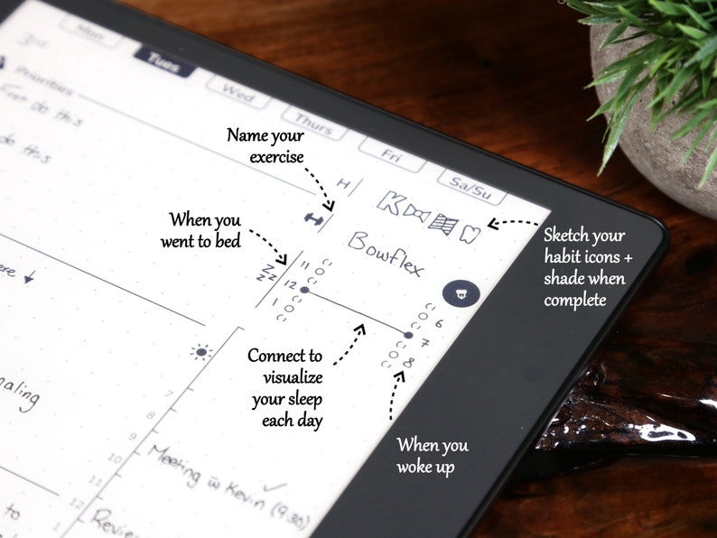 2024 Daily Agenda/planner Template for E Ink Tablets remarkable 2