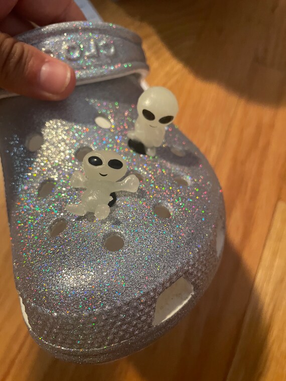 Glow in the Dark Alien Jibbitz Etsy