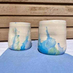 Ceramic Cup | Ceramic Wine Tumbler | Handmade coffee cup | Ceramic Thumb Cup
