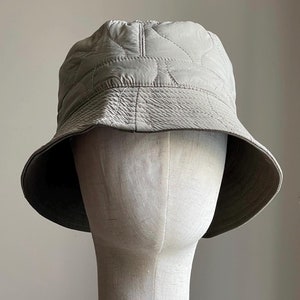Cappello da pescatore trapuntato reversibile: cappello da donna autunno inverno