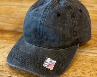 Distressed Vintage Baseball Hat: Washed Cotton Dad Hat