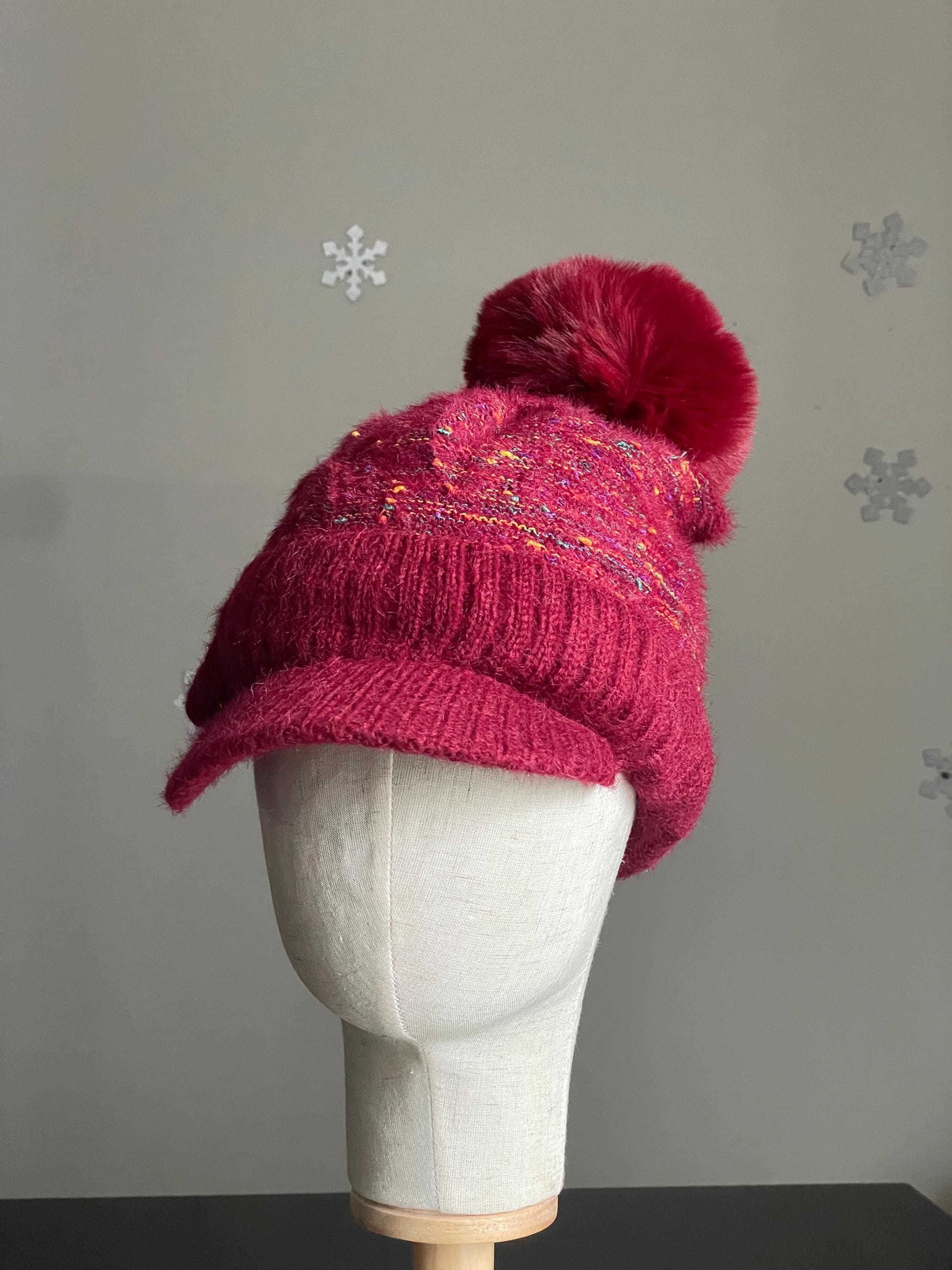 Knit Visor Hat - Etsy Knit Visor Hat - Etsy