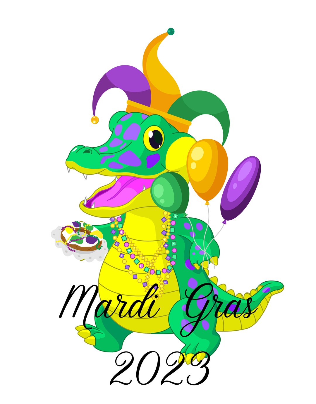 mardi gras gator costume