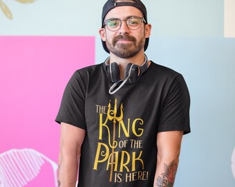 La camisa a juego de la familia King of the Park, Magic Kingdom, Epcot, Animal Kingdom, Hollywood Studios, camiseta de Disney