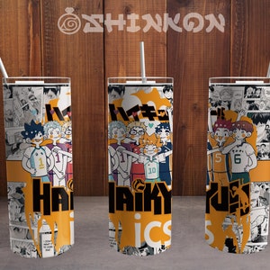 Anime Skinny Tumbler
