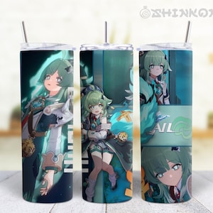 Anime Skinny Tumbler