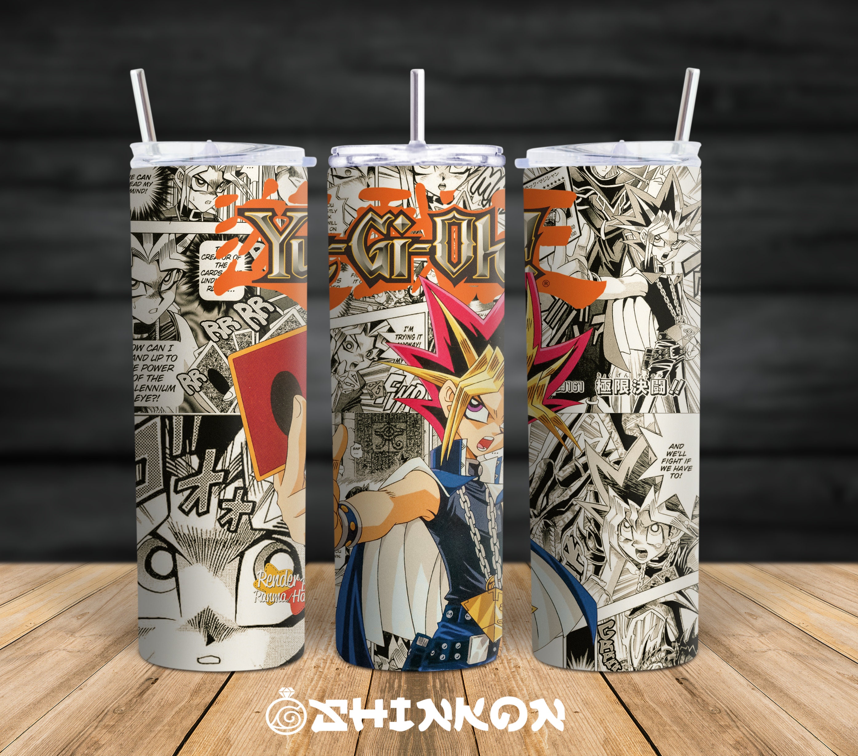 Anime Skinny Tumbler