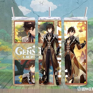 Custom Anime Tumbler | 20oz or 30oz Stainless Steel Cup | Gift for Anime Fans & Cosplayers