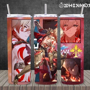 Anime Skinny Tumbler