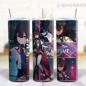 Anime Skinny Tumbler