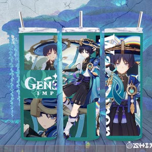 Custom Anime Tumbler | 20oz or 30oz Stainless Steel Cup | Gift for Anime Fans & Cosplayers