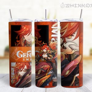 Anime Skinny Tumbler
