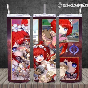 Anime Skinny Tumbler