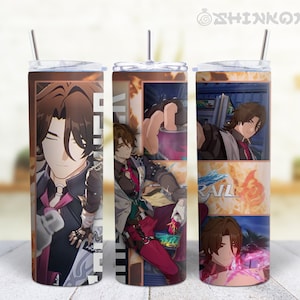 Anime Skinny Tumbler
